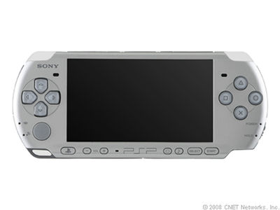 Sony PSP-3000 Portable Mystic Silver Handheld System for sale